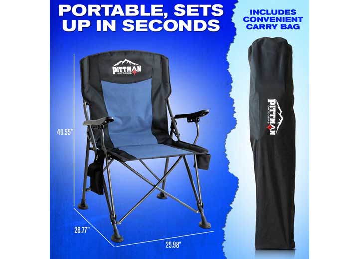 Pittman Outdoors Heated Camping Chair