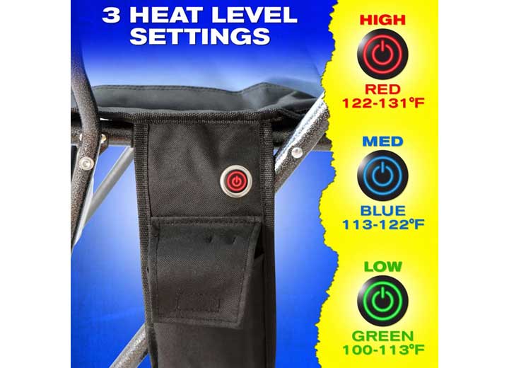 Pittman Outdoors Heated Camping Chair