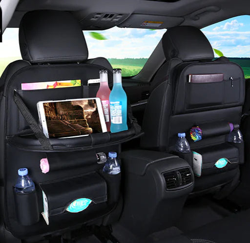 Car Seat Organizer with Foldable Table
