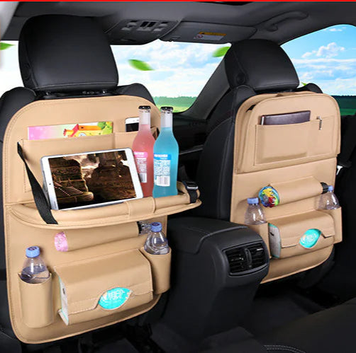 Car Seat Organizer with Foldable Table