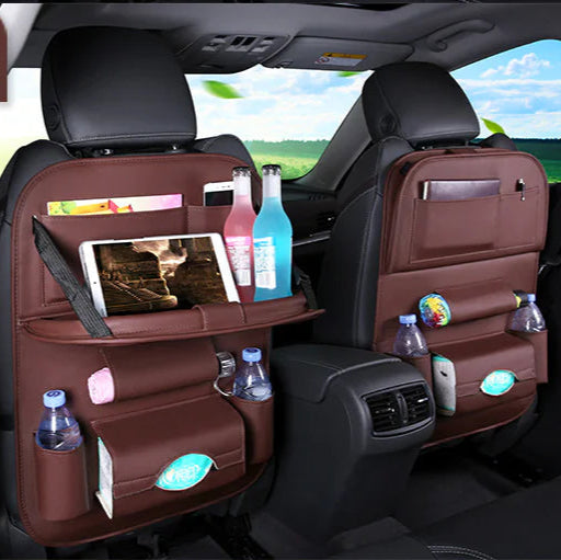 Car Seat Organizer with Foldable Table