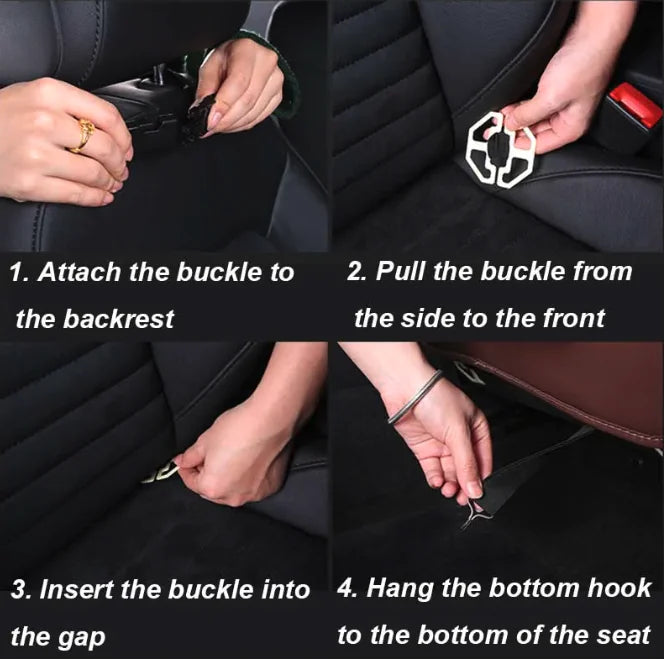 Car Seat Organizer with Foldable Table
