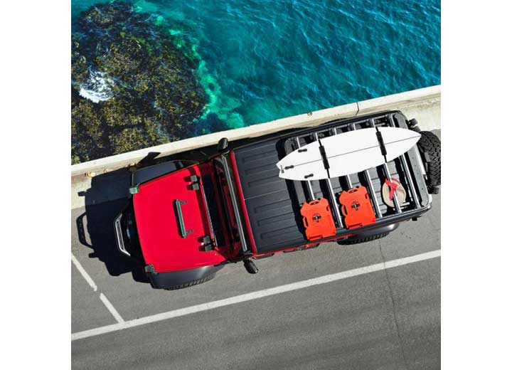 SRM500 65IN FLAT PLATFORM ROOF RACK BLACK