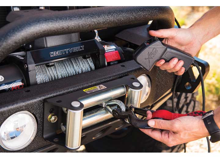 XRC GEN2 9.5K WATERPROOF WINCH W/ STEEL CABLE; IP67