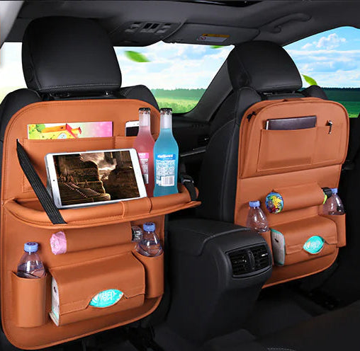 Car Seat Organizer with Foldable Table