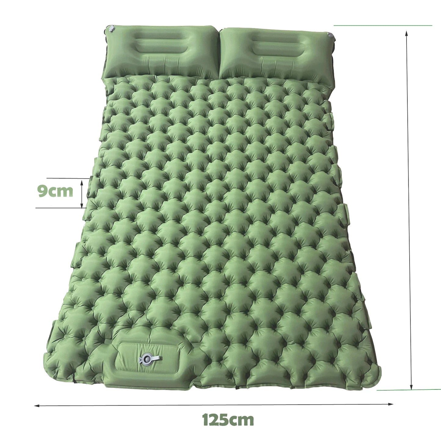 Inflatable Double Camping Mattress for Outdoor Use