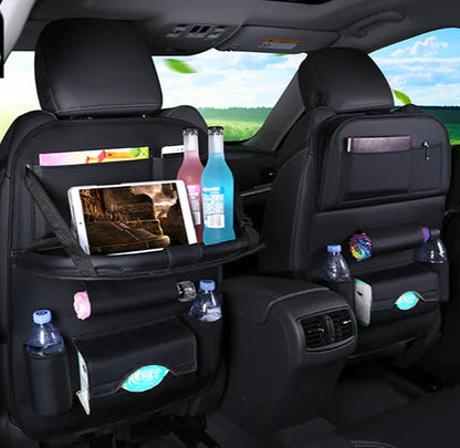 Car Seat Organizer with Foldable Table