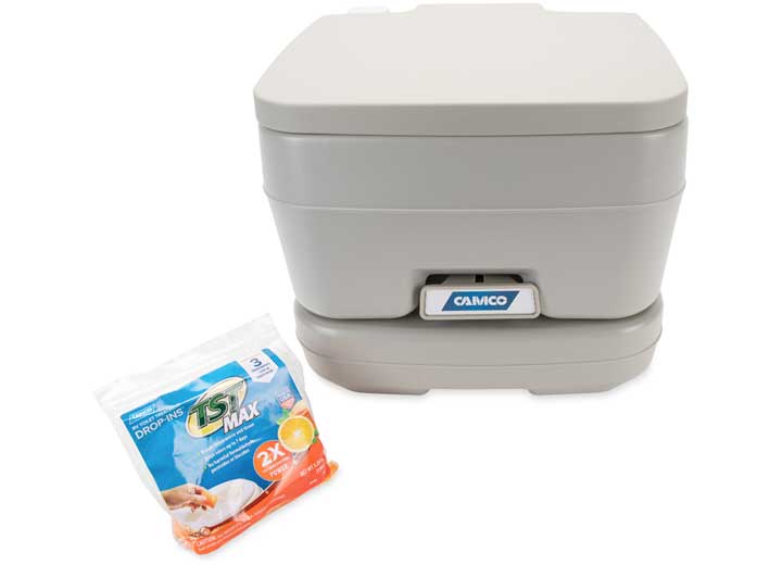 Camco Portable Toilet – 2.6 Gallon Capacity