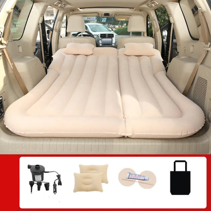Premium Inflatable Car Mattress – With Pump