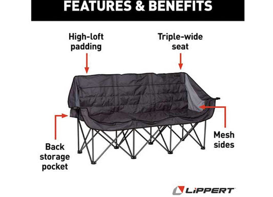 Lippert Campfire Folding Sofa