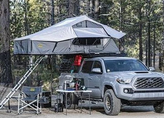 GEN2 OVERLANDER TENT XL; GRAY TENT BODY W/LIGHT GRAY RAINFLY; SLEEPS 3-4