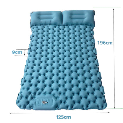 Inflatable Double Camping Mattress for Outdoor Use