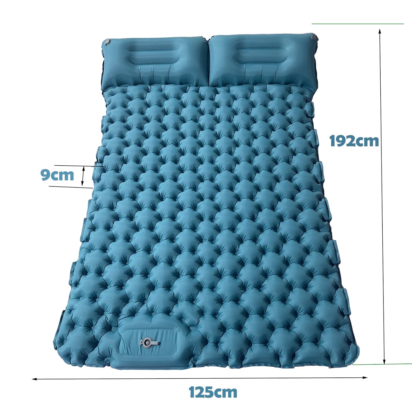 Inflatable Double Camping Mattress for Outdoor Use