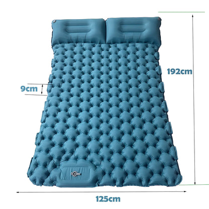 Inflatable Double Camping Mattress for Outdoor Use