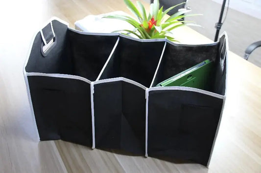 Auto Essentials Organizer with Trash Bin