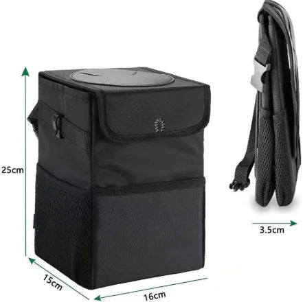 Leak-Proof Foldable Car Trash Bin – Compact & Convenient