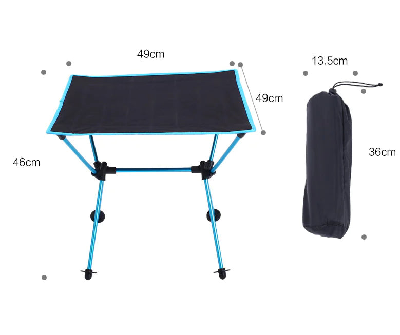Portable Folding Picnic Table with Oxford Cloth & Aluminum