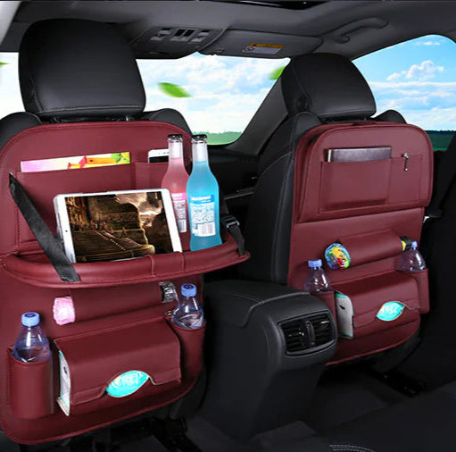 Car Seat Organizer with Foldable Table